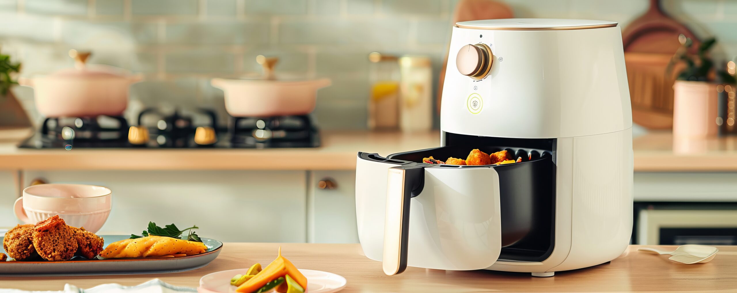 Air fryer moderne dans une cuisine élégante - Ready Boutique