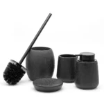 set-accessoires-salle-de-bain-noir-4-pieces-ready-boutique-tunisie