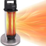 Chauffage électrique infrarouge portable Serenelife pour terrasse et intérieur Tunisie.