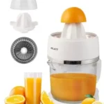 Presse-agrume électrique blanc ABLATT avec bol en verre pour jus d'orange frais Tunisie.