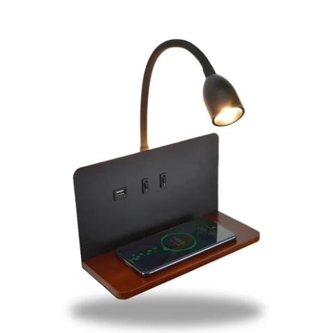 lampe LED chambre moderne